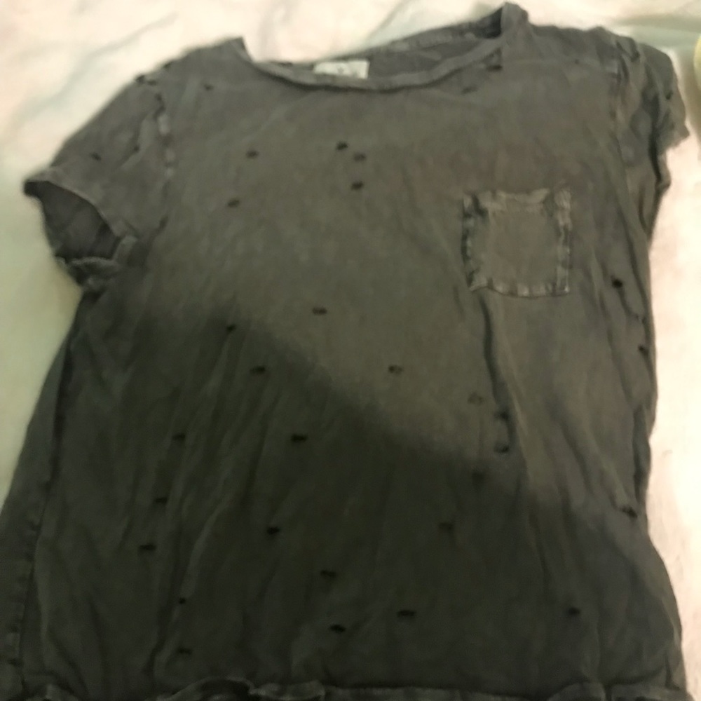 Grey holy shirt